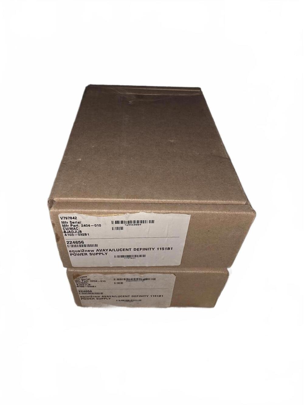 2 Avaya Definity 1151B1 Power Supply with Cables